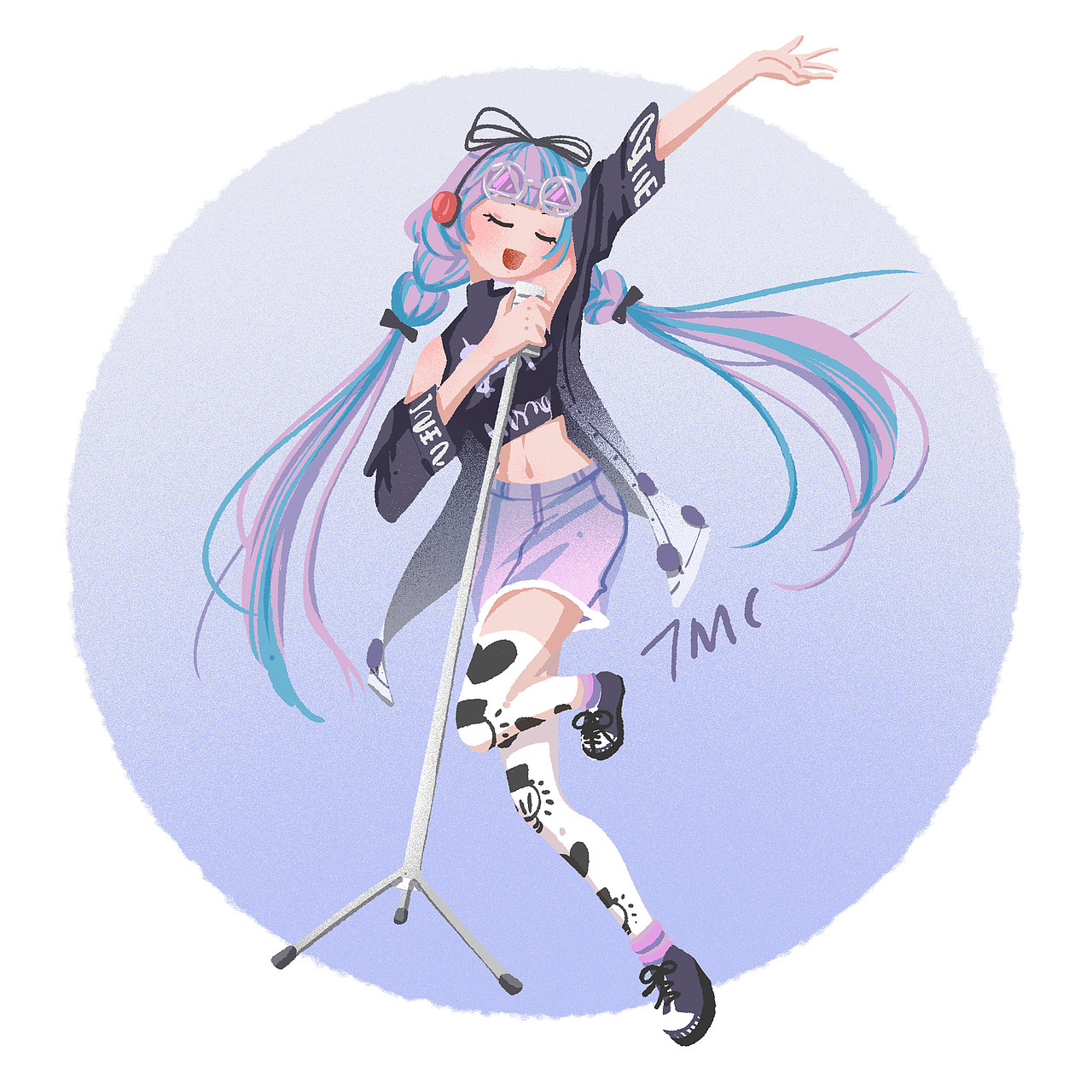 随手涂的扁平少女练笔（图ZMTIyNTc5MTQ0） - 商业插画 - 站酷设计师猫猫大人原创素材 - 站酷ZCOOL