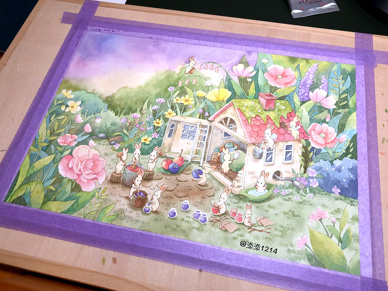 向往的生活-精灵篇(含水彩步骤)