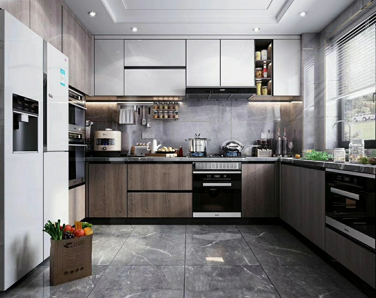 美式开放式厨房设计|空间|家装设计|Tyron张文文 - 原创作品 - 站酷 (ZCOOL)