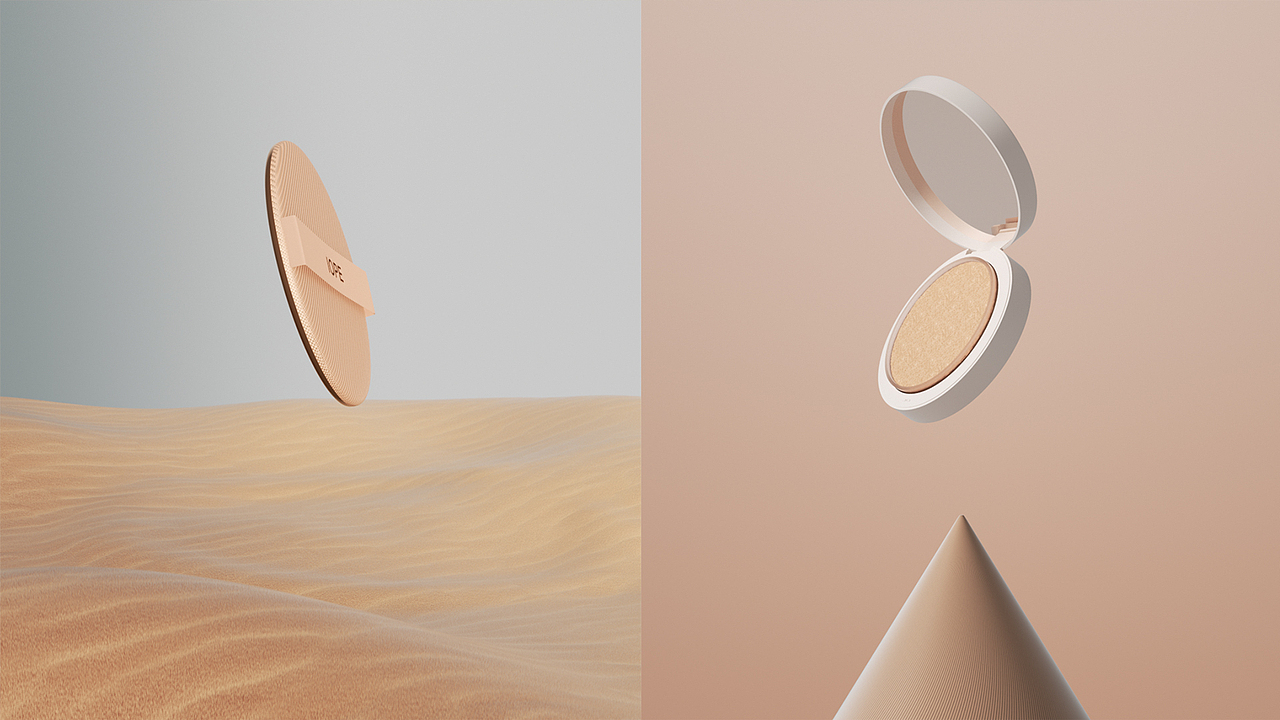 C4D化妆品产品动画