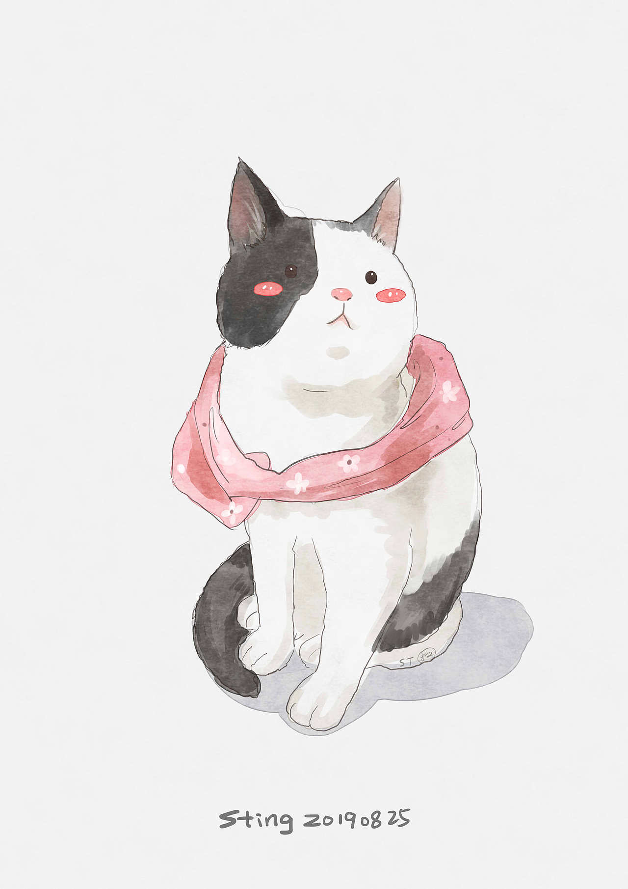 一只叫墨子的猫（图ZMTk2NDg2MjUy） - 创作习作 - 站酷设计师梁家大叔原创素材 - 站酷ZCOOL