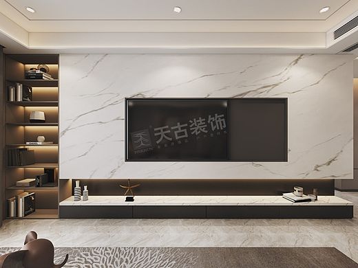 华侨城洋房装修在建工地,重庆云溪别院大平层设计方案