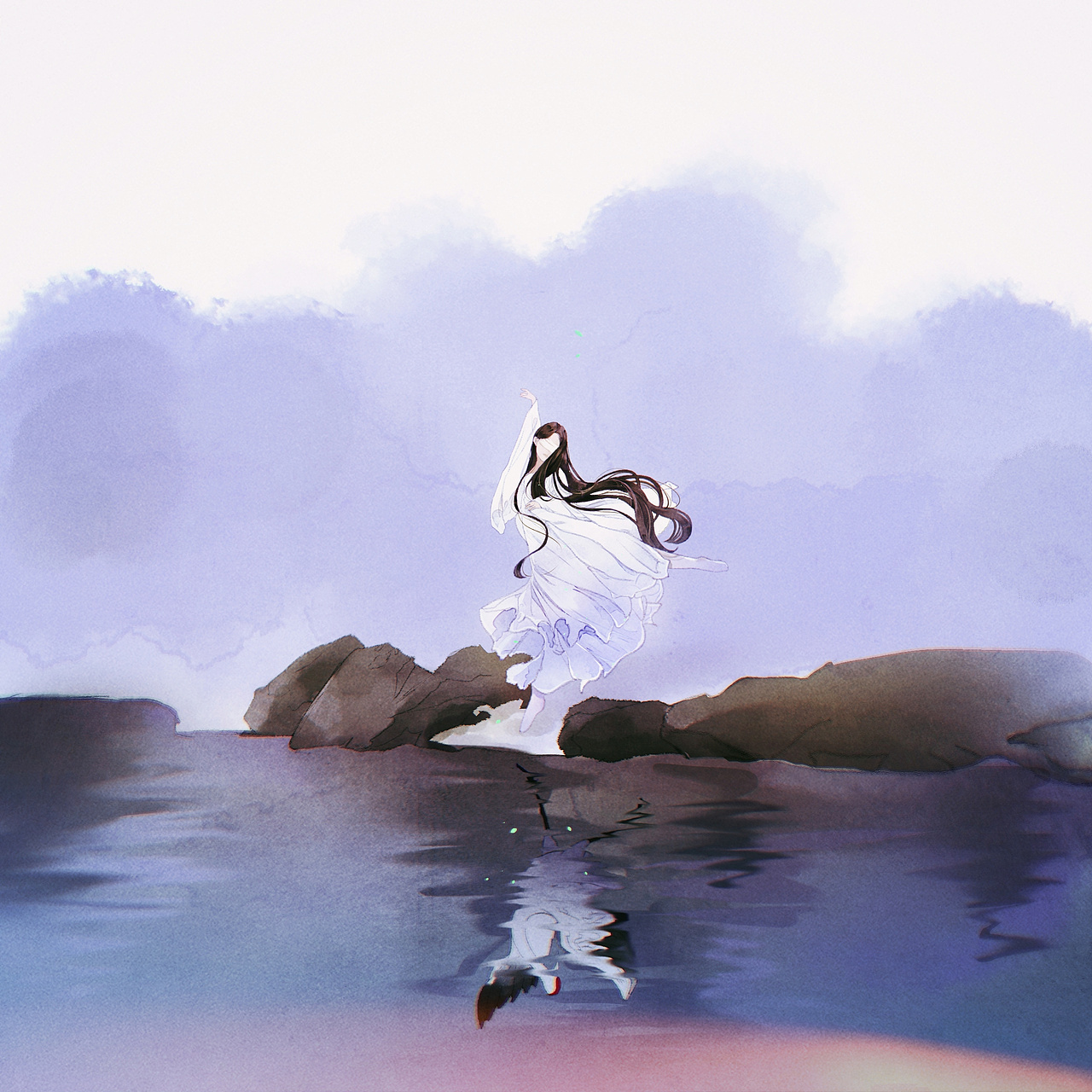 水中镜（图ZMTkzMjY1OTIw） - 艺术插画 - 站酷设计师Strooll原创素材 - 站酷ZCOOL
