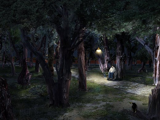 《我与地坛》气氛图