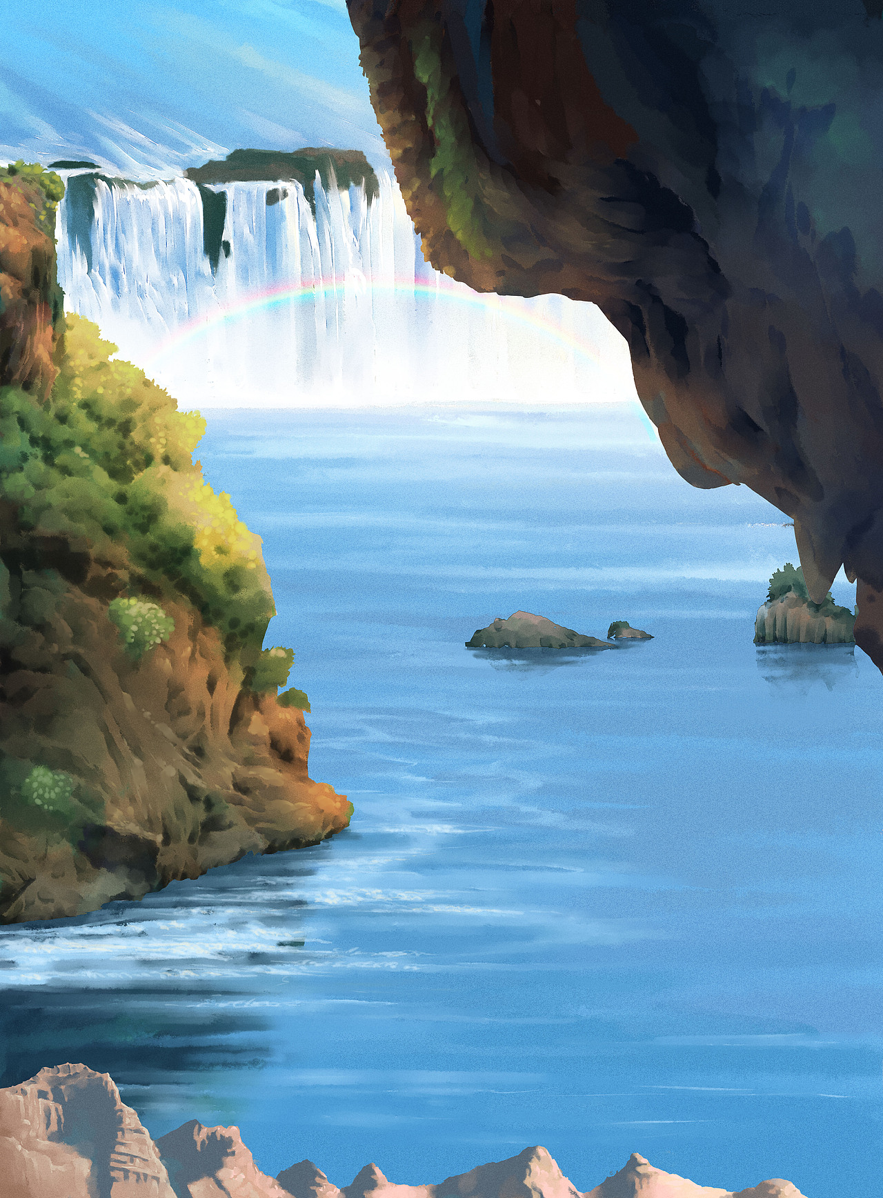 儿童图书《漫游地球圈》插画