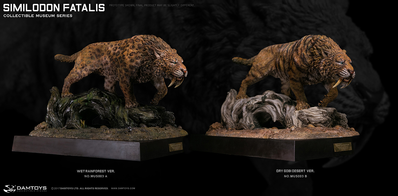 刃齿虎(剑齿虎) 收藏级雕像（图ZOTY5MDMzMjg=） - 生活用品 - 站酷设计师DAMTOYS原创素材 - 站酷ZCOOL