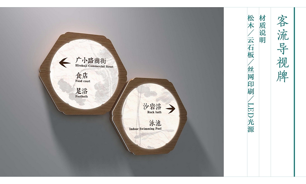 设计中的精神力量——度假温泉酒店导视系统