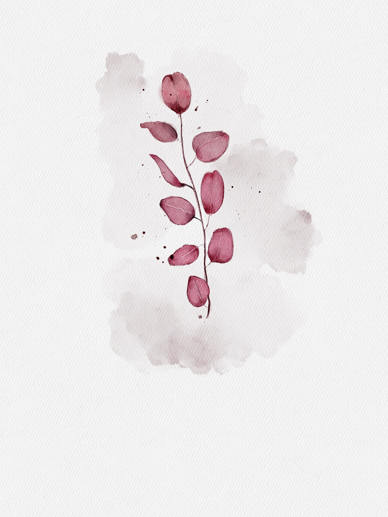 水彩小花（图ZMjk0MzkwODYw） - 艺术插画 - 站酷设计师画画的梨夏原创素材 - 站酷ZCOOL