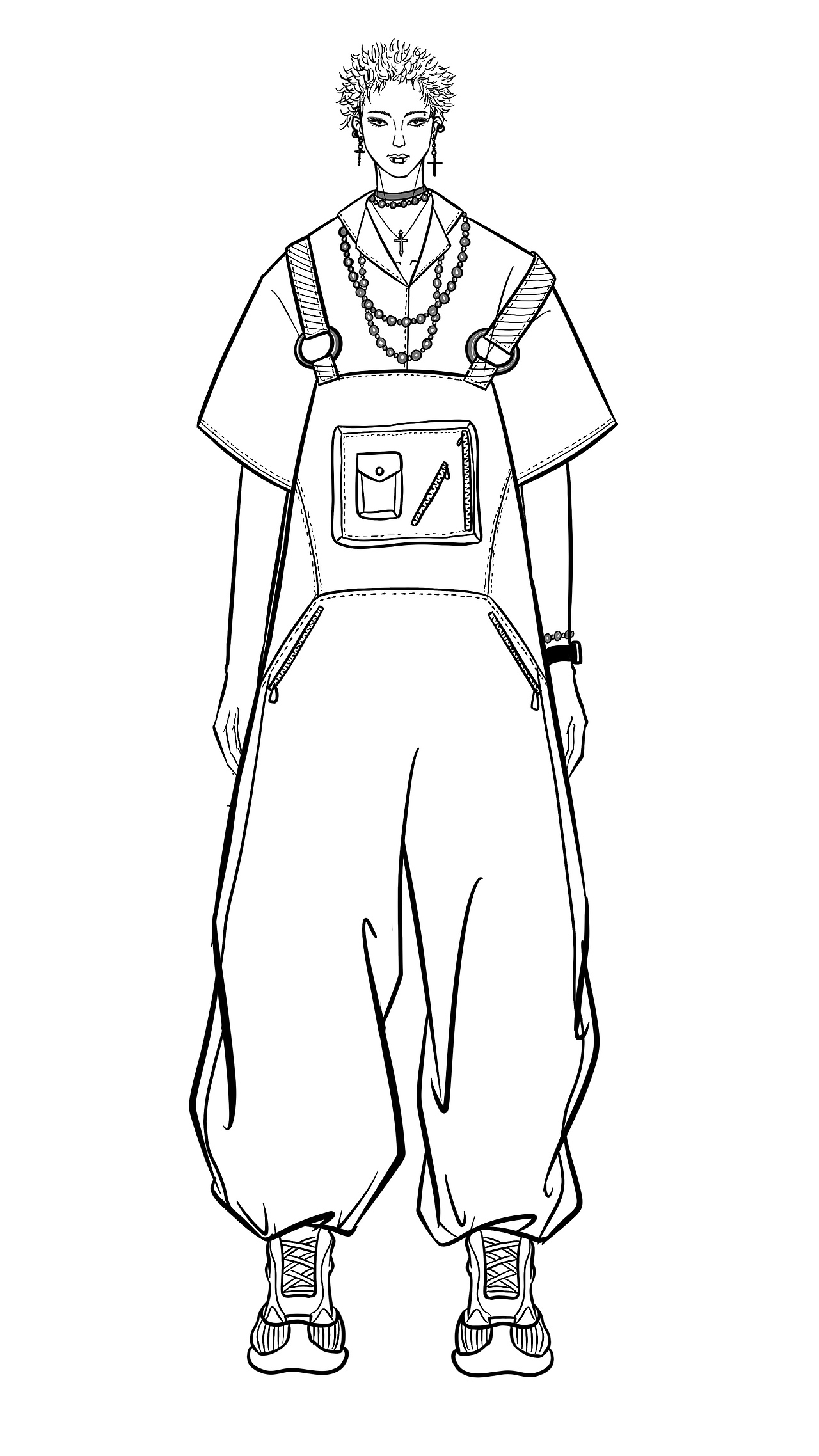 NO.19火星男孩（图ZMjE3NzAyNjA0） - 休闲/流行服饰 - 站酷设计师服装设计可可念原创素材 - 站酷ZCOOL