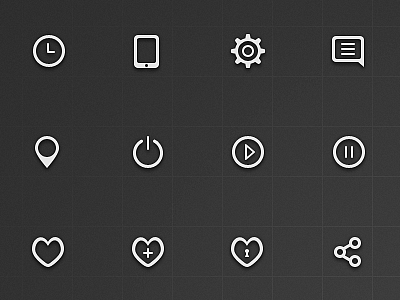 Icon set（图ZODg3MTQzMg==） - 图标 - 站酷设计师Josky原创素材 - 站酷ZCOOL