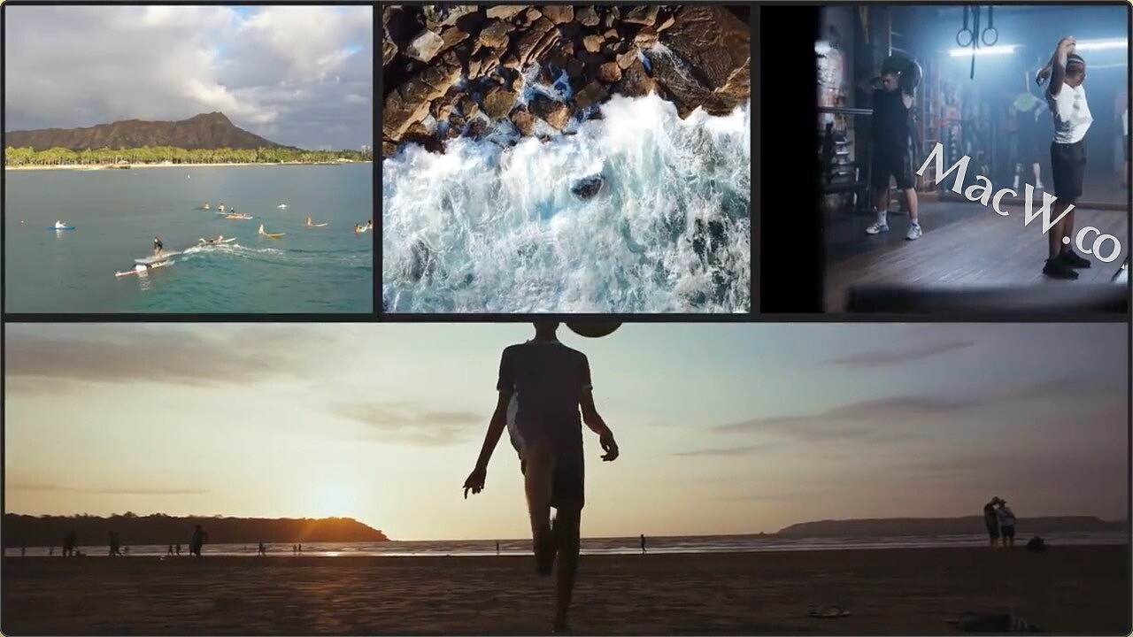 fcpx插件:13个多画面视频分屏效果