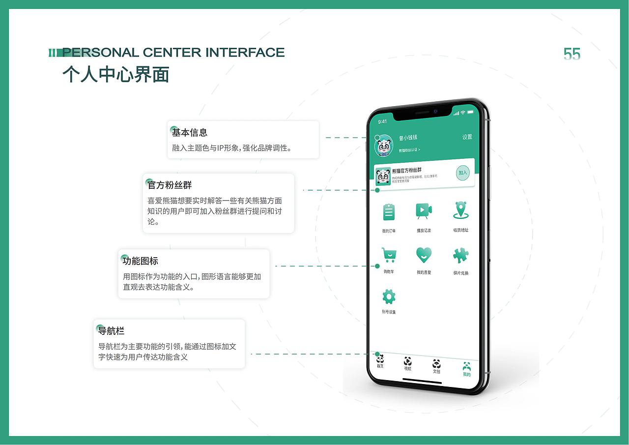 成都大熊猫繁育研究基地服务系统视觉设计
