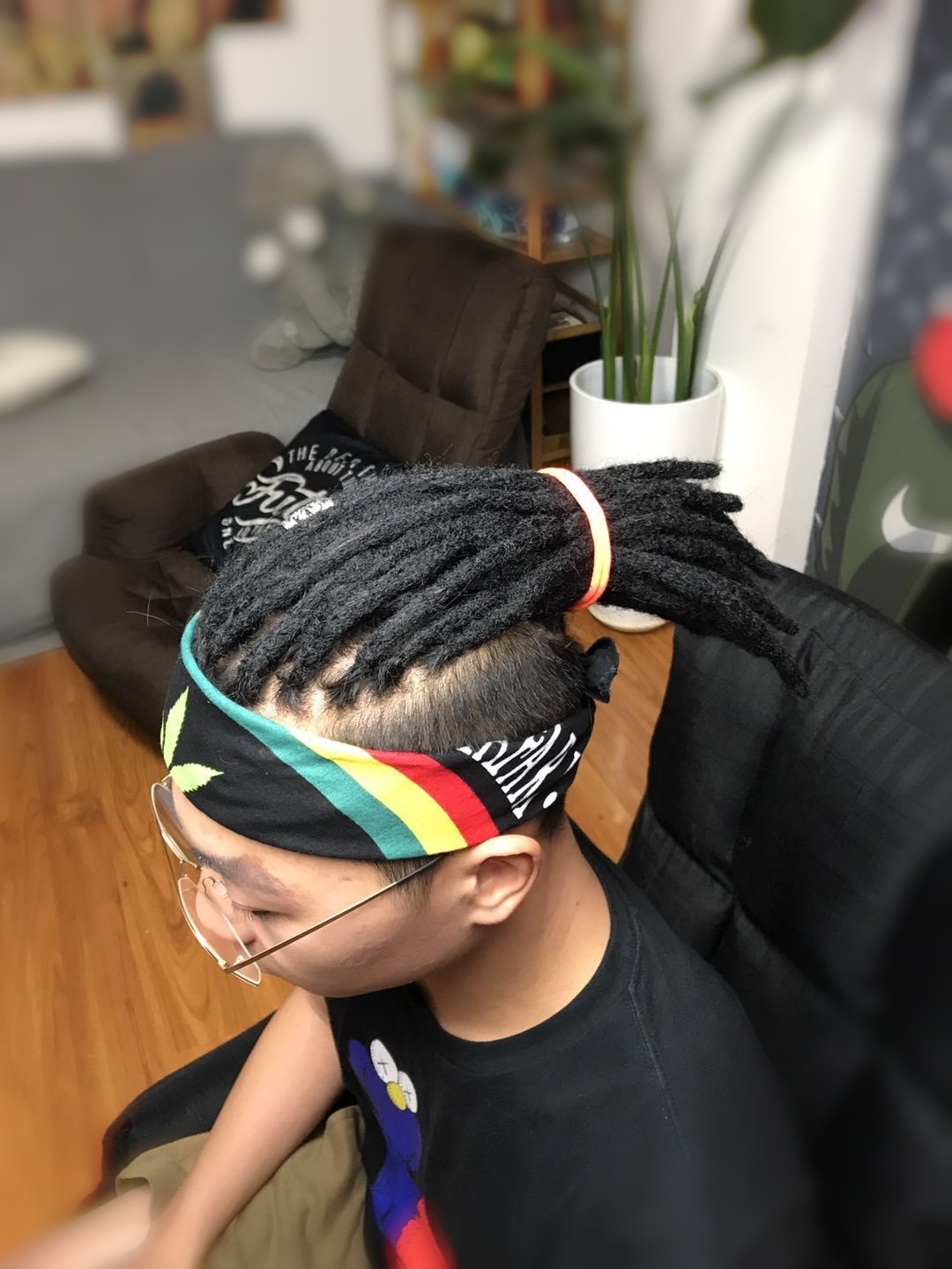 背头脏辫【男生长款】