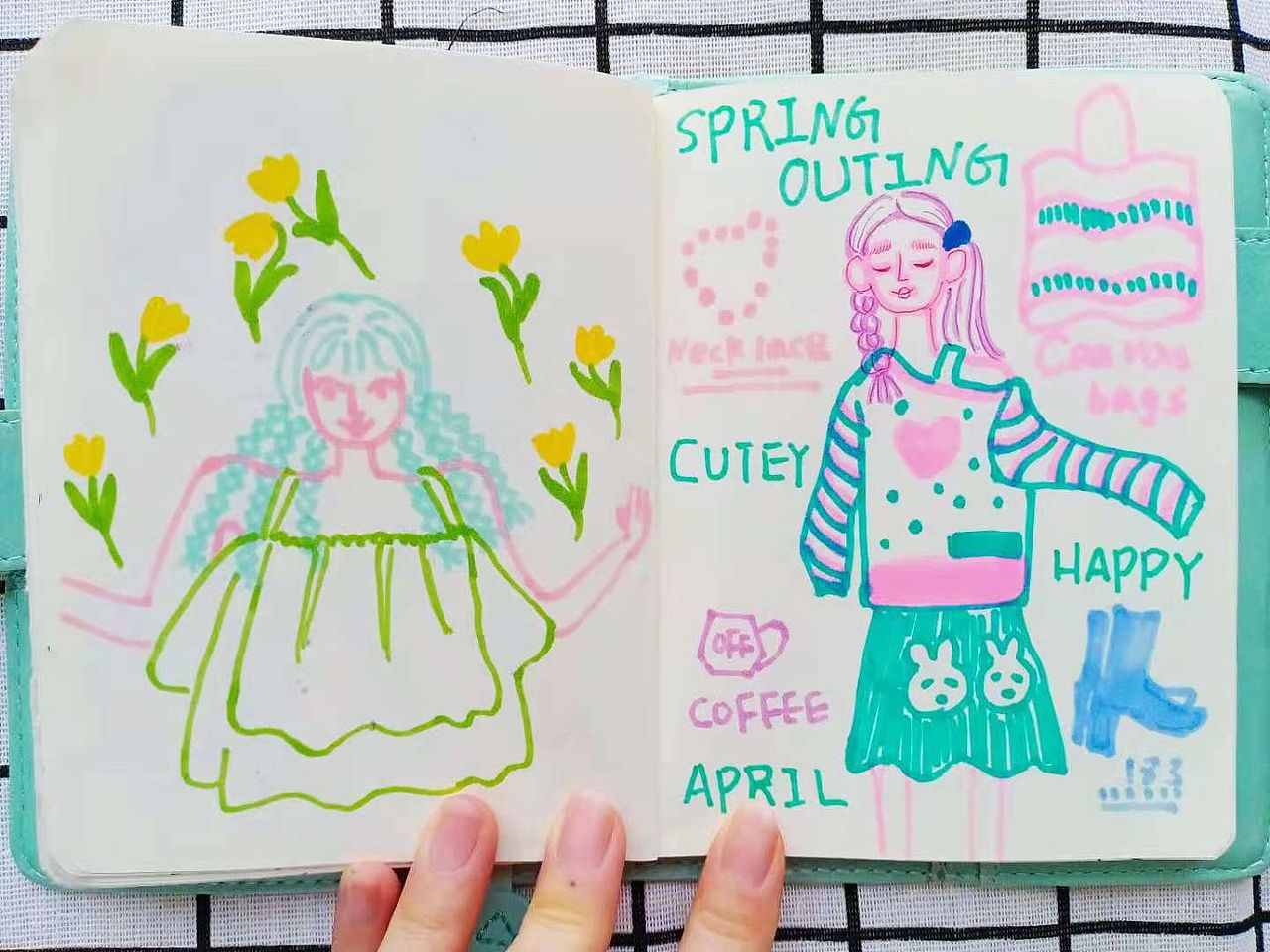 晒晒我的手账本(二)（图ZMjU0MTkyOTQ0） - 创作习作 - 站酷设计师阿暑原创素材 - 站酷ZCOOL