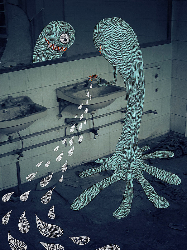 黑暗萌系照片涂鸦（图ZMjM0ODE5MDg=） - 创作习作 - 站酷设计师GothicQueen原创素材 - 站酷ZCOOL