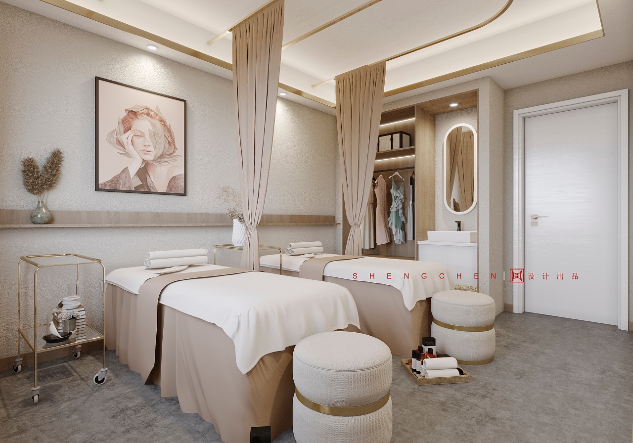 皮肤管理中心设计丨盛宸设计效果表现