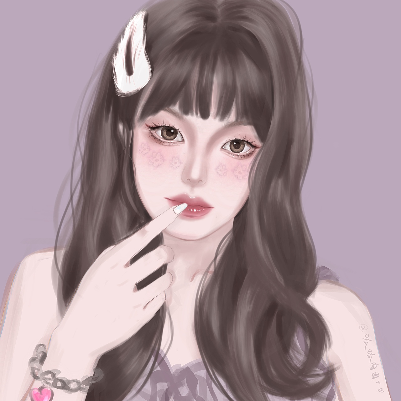 手绘头像/半厚涂