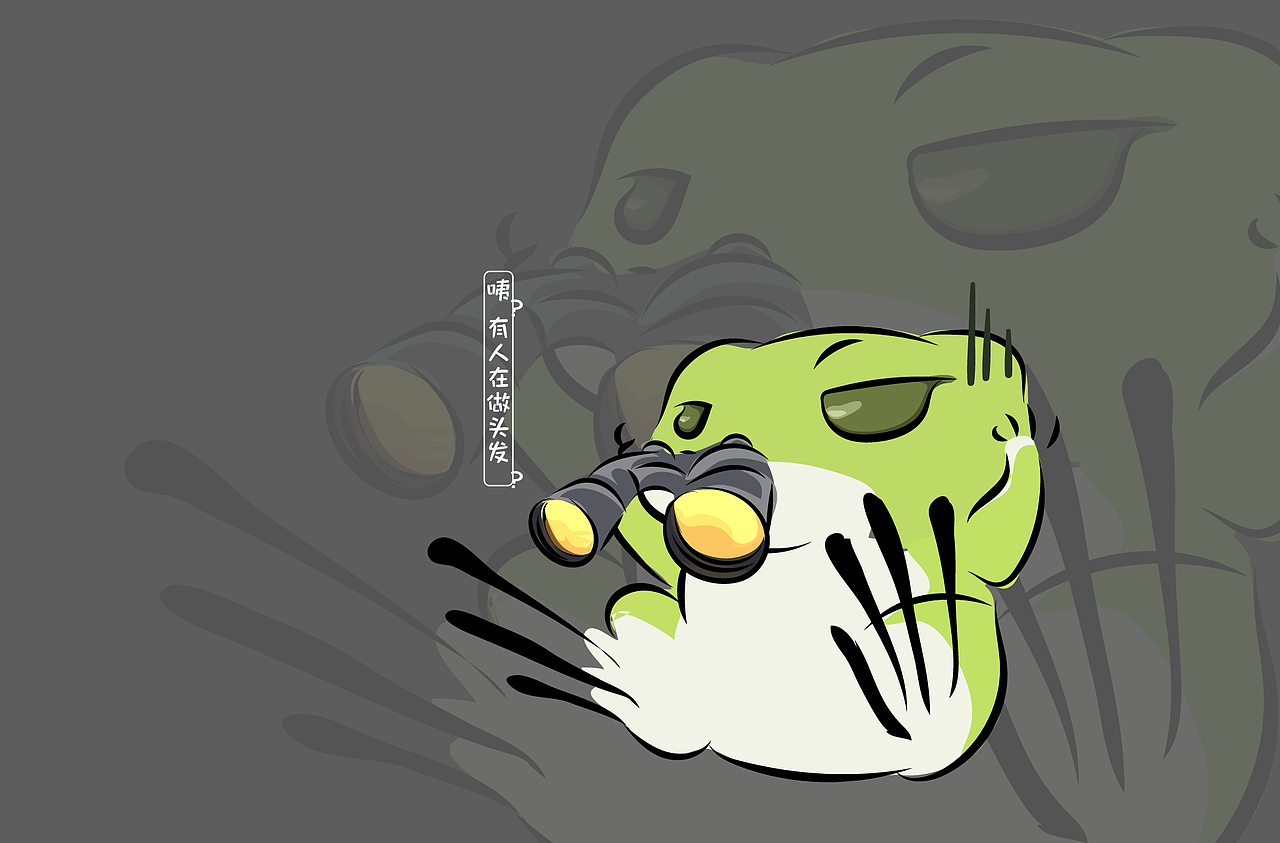 旅行青蛙の一些表情