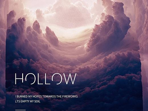  3D立体图案海报