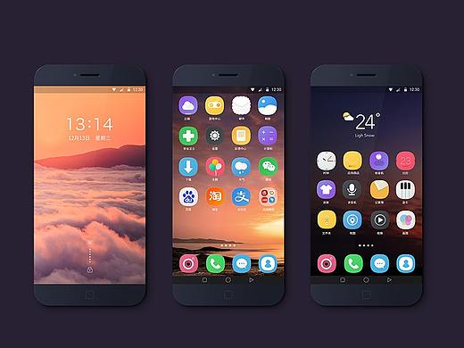 手機(jī)主題（個人主頁-ZMzQzNDY1MTI=） - 主題/皮膚 - 站酷設(shè)計(jì)師橙小橙呀原創(chuàng)素材 - 站酷ZCOOL