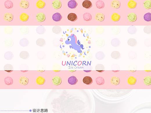 冰淇淋餐饮Logo快速提案