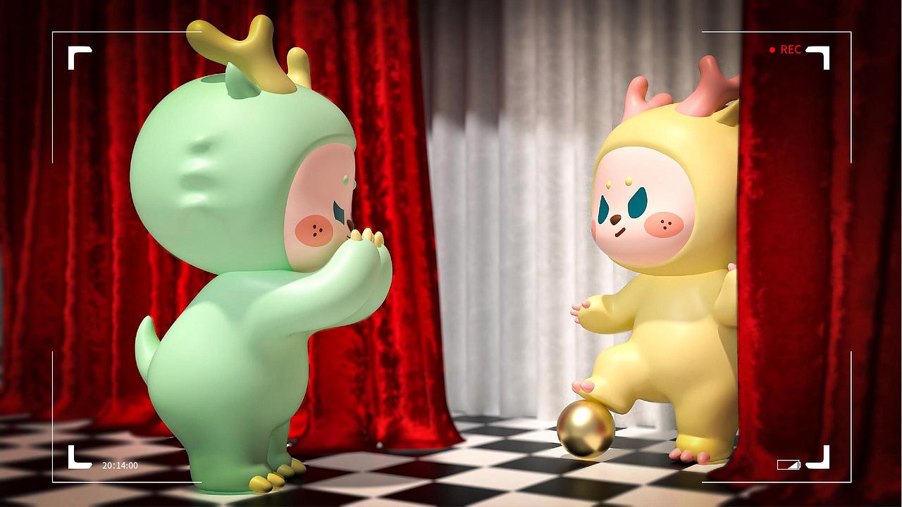 一出好戏之好戏开场丨龙年圣诞新年美陈（图ZMzU1Mjk5MjEy） - IP形象 - 站酷设计师蒸蒸蒸日上原创素材 - 站酷ZCOOL