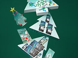 收集一些圣诞树的快乐