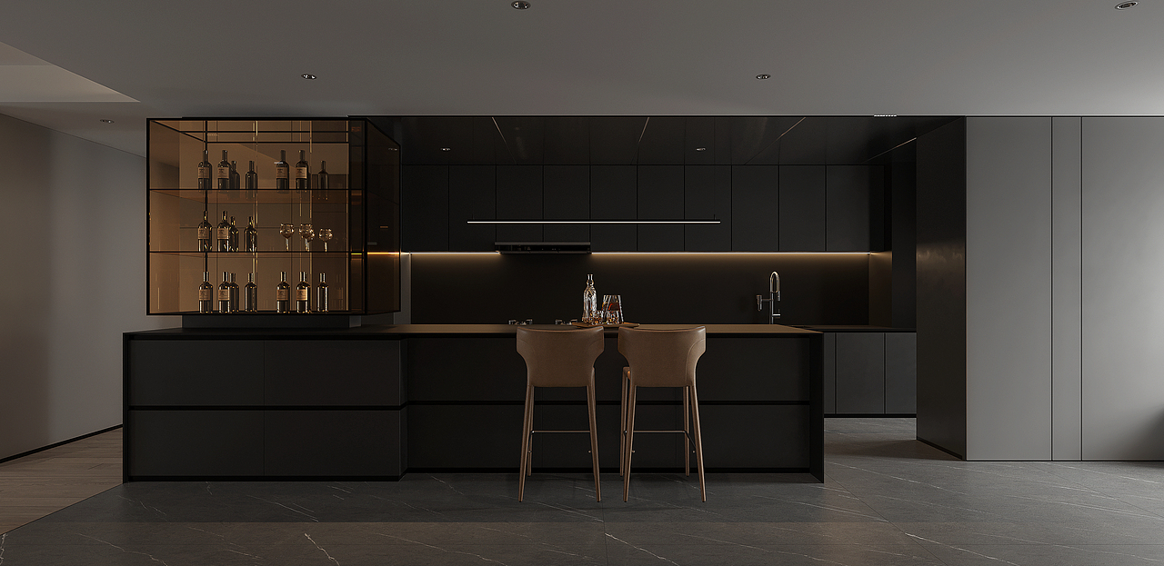 井外/暗色调空间（图ZMzI3MTYyNTE2） - 家装设计 - 站酷设计师务实介原创素材 - 站酷ZCOOL