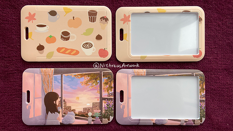 小杯子小程序消消卡秋天主题手绘/卡套设计