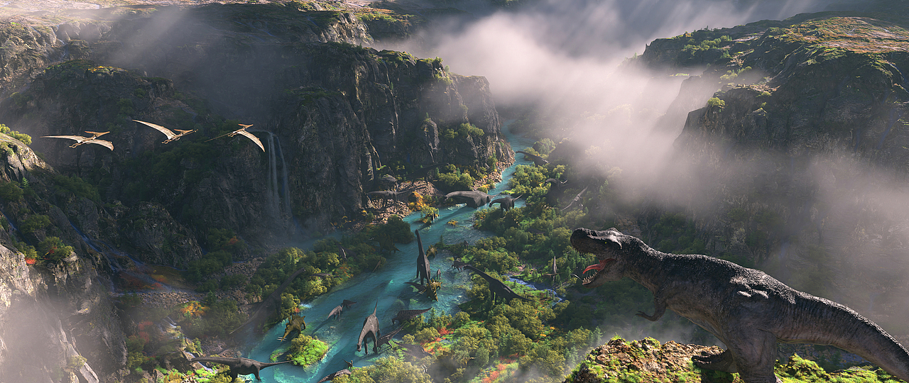 史前峡谷A清晨-4K