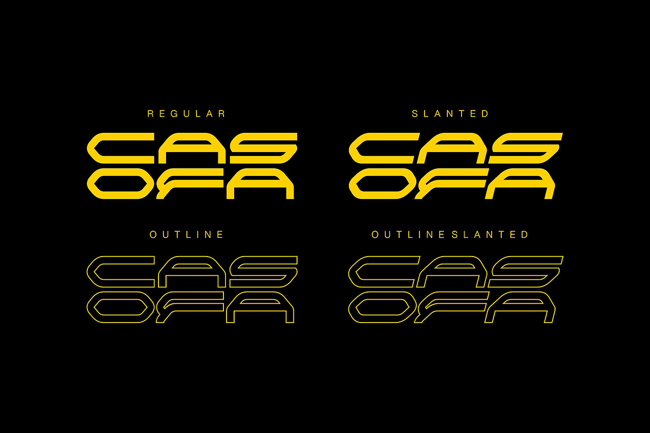 潮流科幻时尚机能电竞科技品牌logo海报标题英文字体