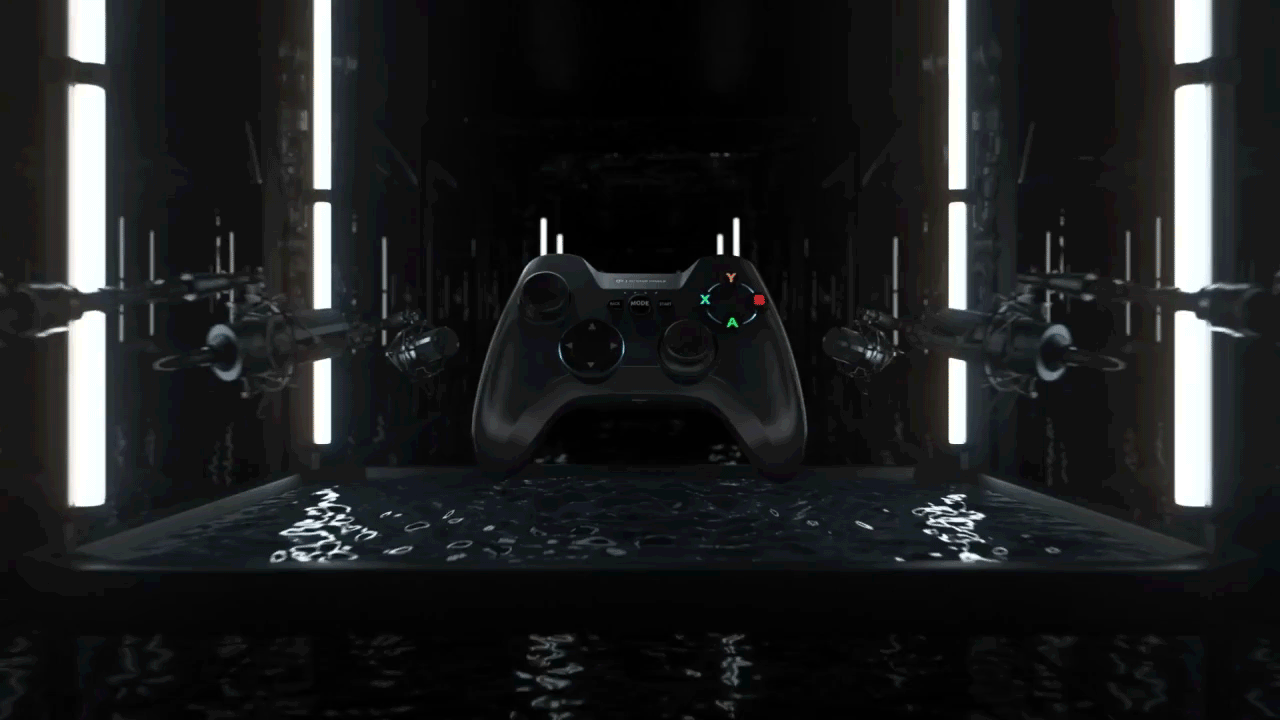 C4D三维产品动画《游戏手柄》