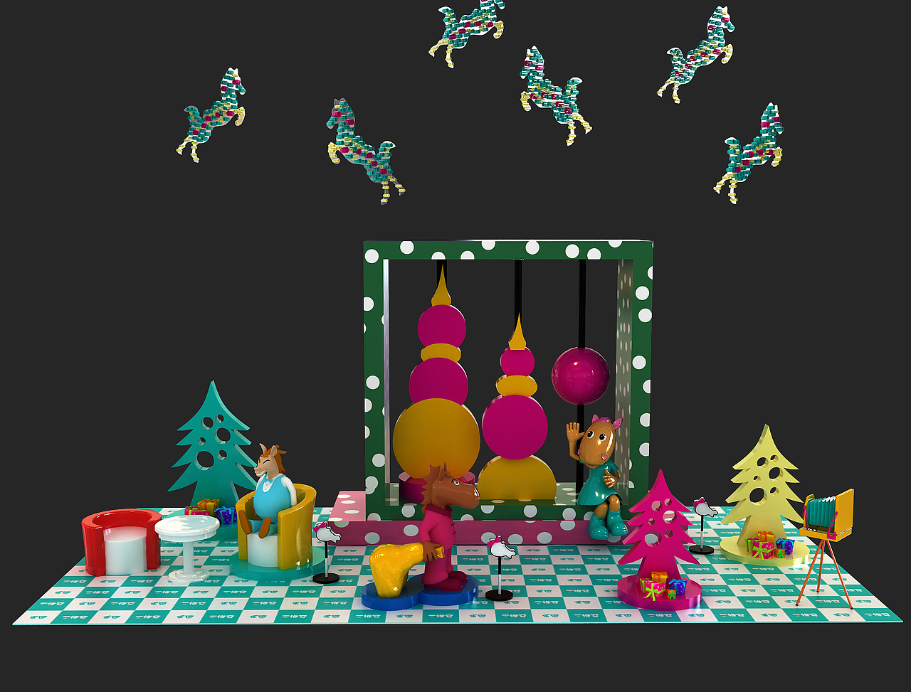 商业美陈 圣诞美陈 新年美陈 美陈