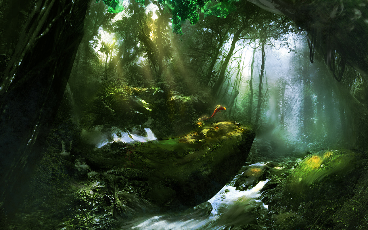 密林|插画|插画习作|狸越 - 原创作品 - 站酷 (zcool)