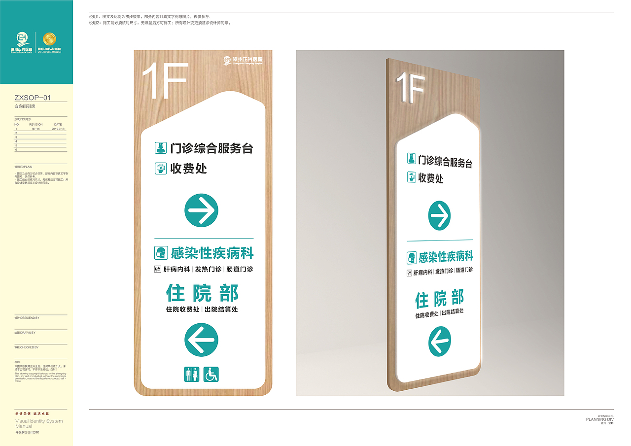 医院导视标识设计（图ZMjA2MzI1NTEy） - 品牌 - 站酷设计师Z265114242原创素材 - 站酷ZCOOL