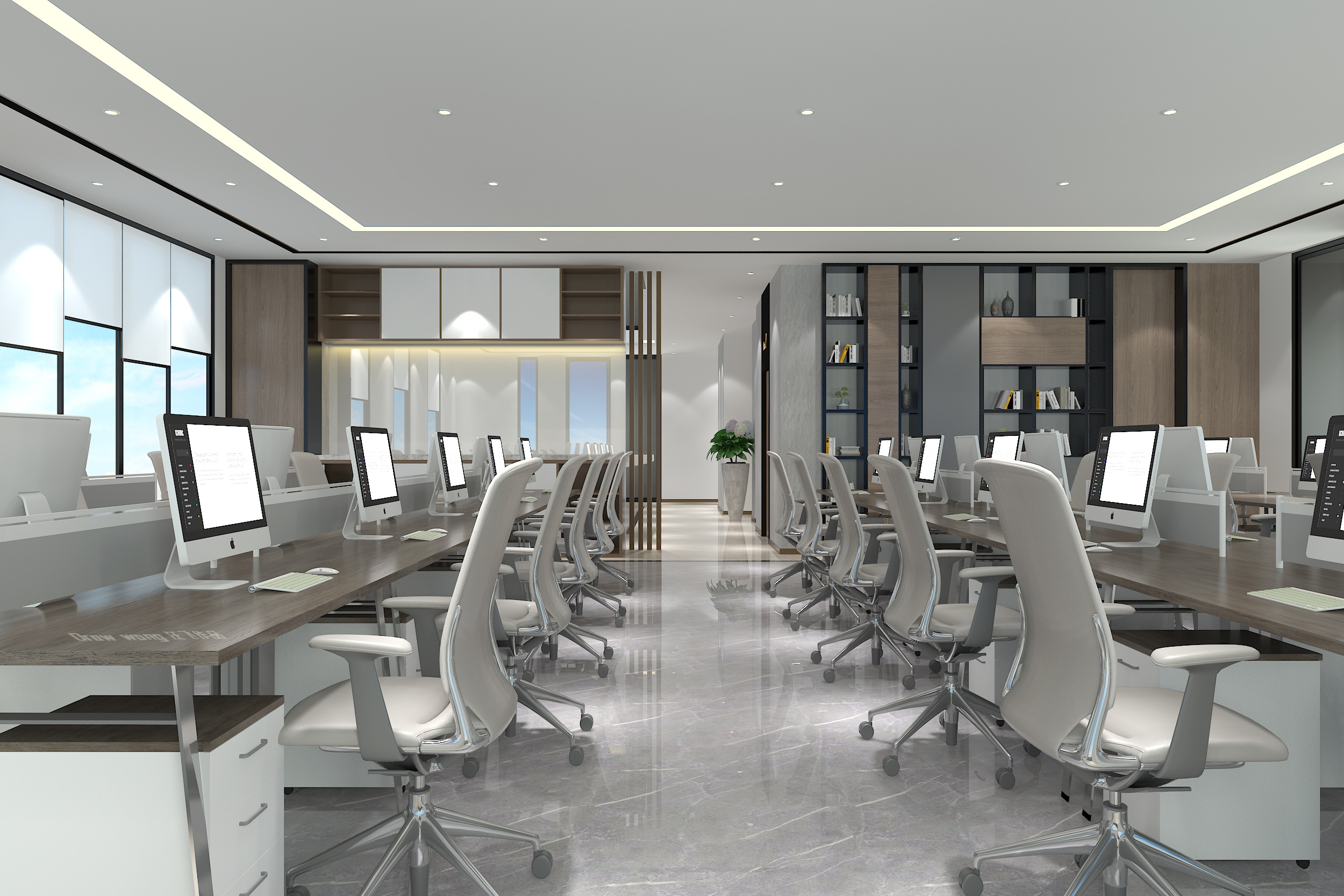金融公司-办公室设计|空间|室内设计|龚圣娇 - 原创作品 - 站酷 (ZCOOL)