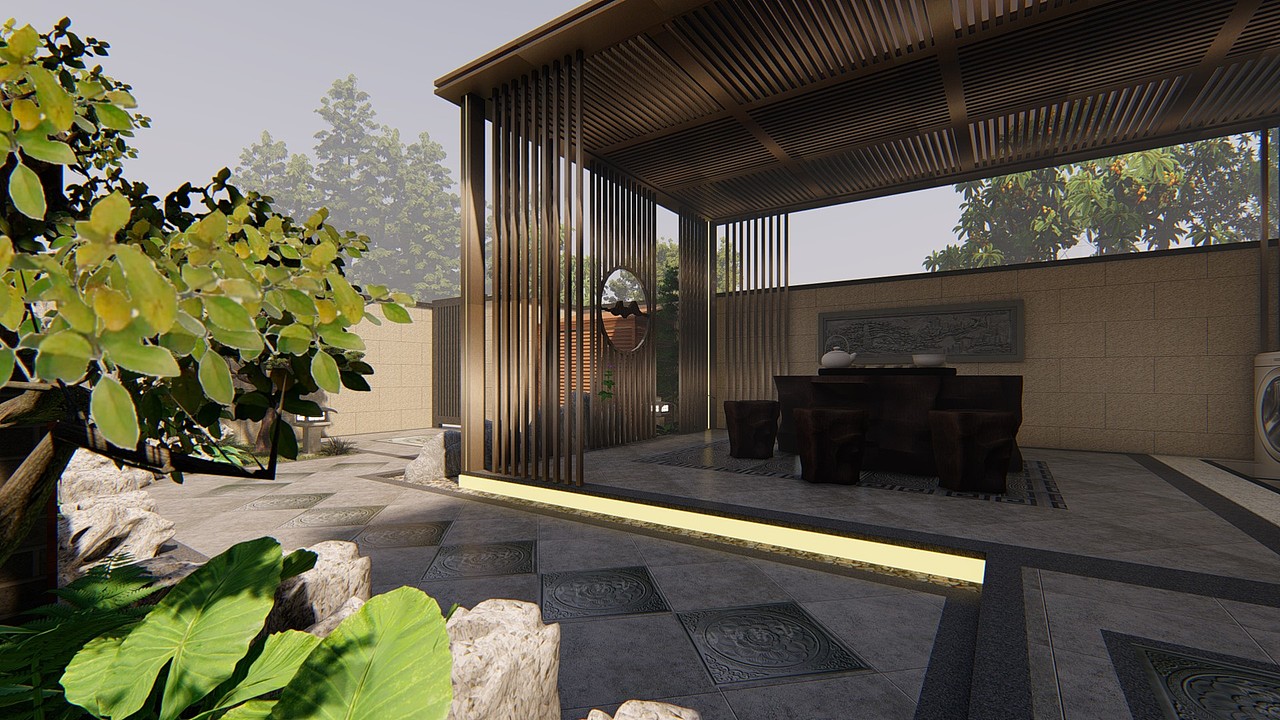 新中式庭院景观设计