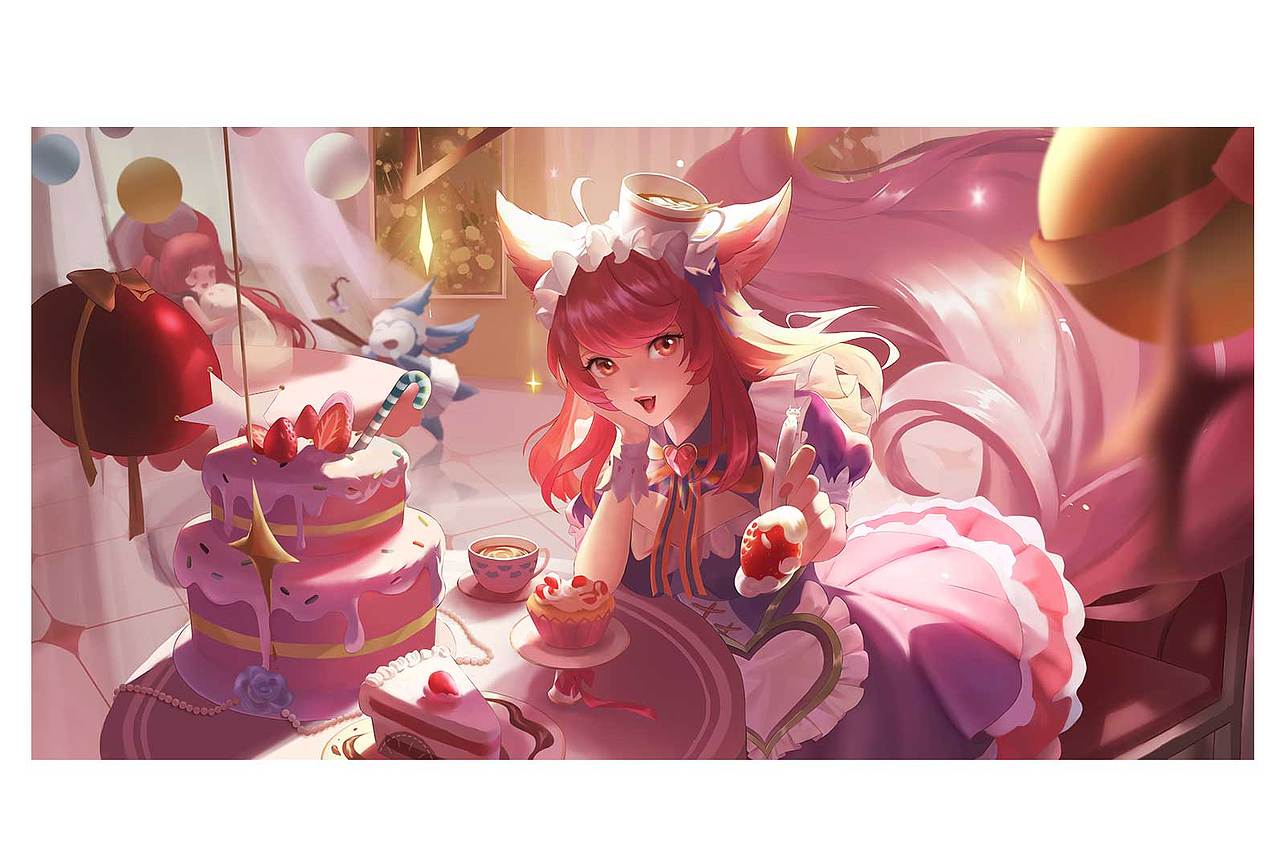 临摹-妲己-女仆咖啡（图ZMjkyNDk3NDY0） - 游戏原画 - 站酷设计师LING_玖原创素材 - 站酷ZCOOL