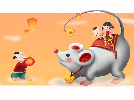 生肖鼠设计
