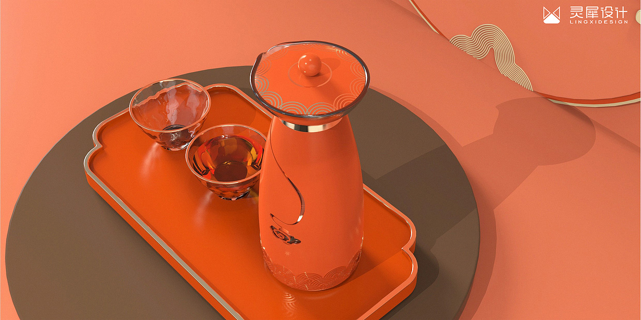 「温酒器」，酒不醉人人自醉 | 灵犀设计（图ZMjcyNTc2NjA4） - 生活用品 - 站酷设计师灵犀工业设计原创素材 - 站酷ZCOOL