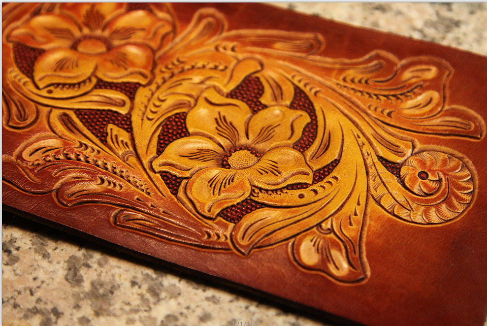 皮雕钥匙包 制作过程（图ZMjM2MjE1MTI=） - 工艺品设计 - 站酷设计师皮雕达人原创素材 - 站酷ZCOOL