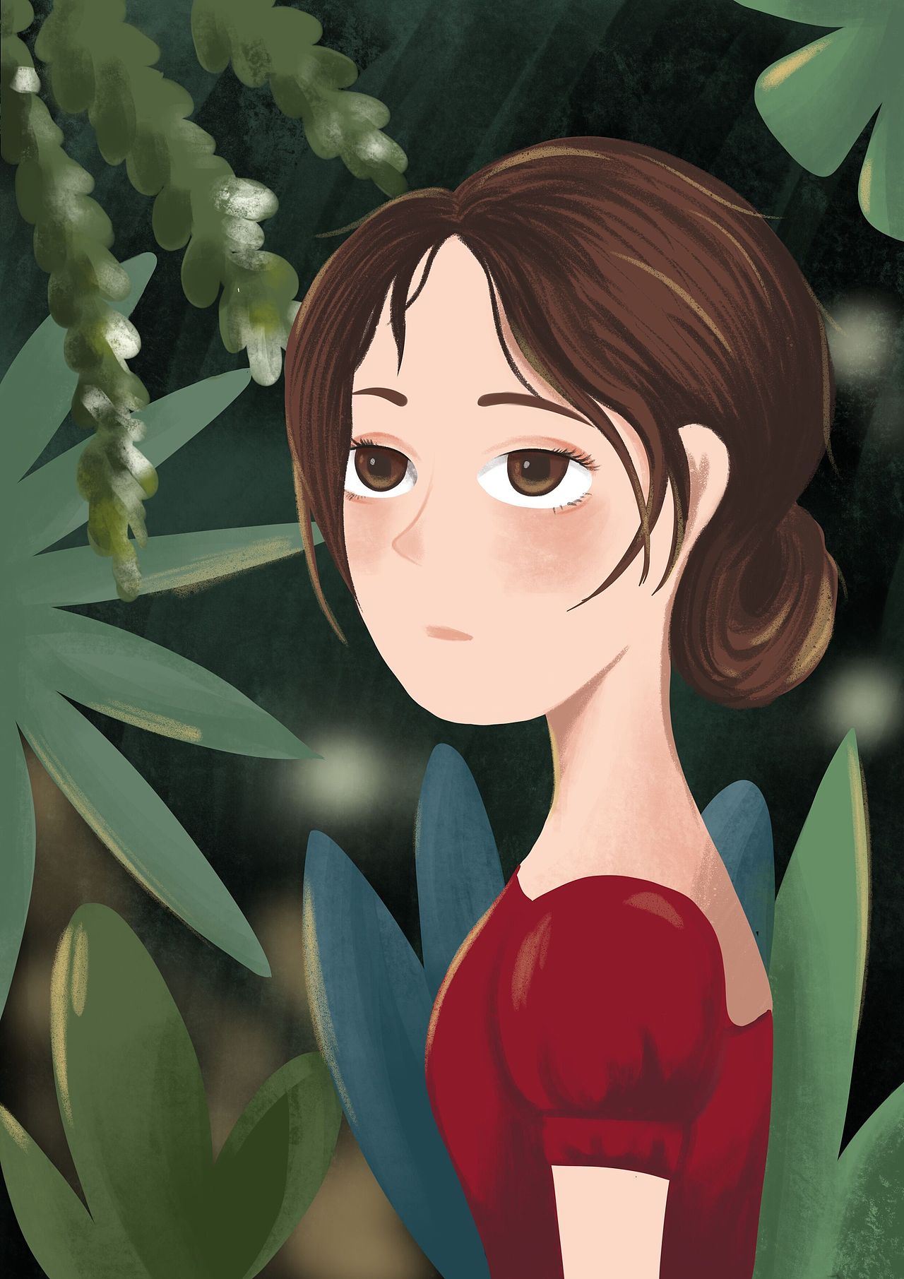 自画插画（图ZMjM1Nzk2MzUy） - 创作习作 - 站酷设计师舍予立青原创素材 - 站酷ZCOOL