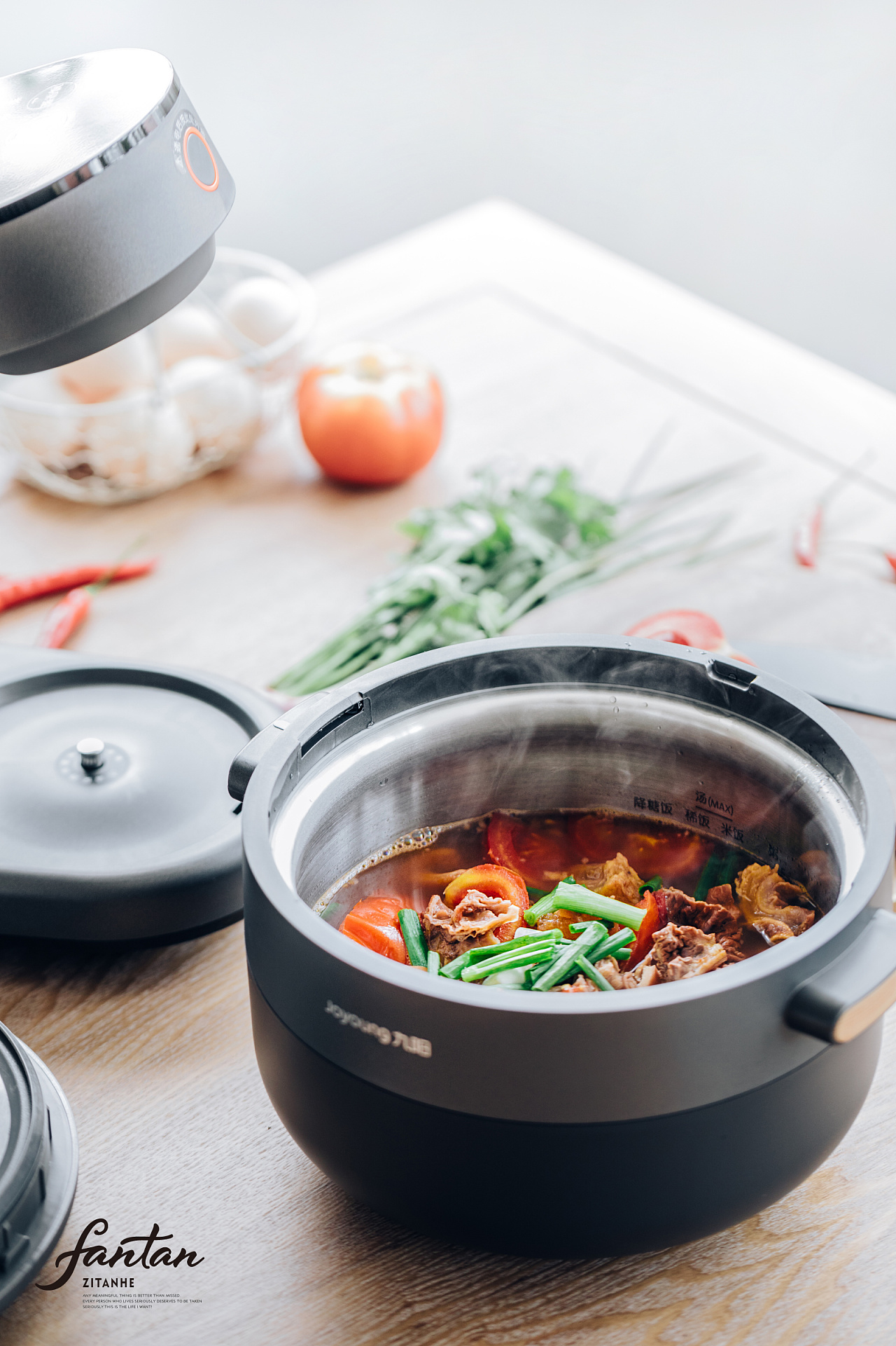 九阳s3蒸汽锅拍摄