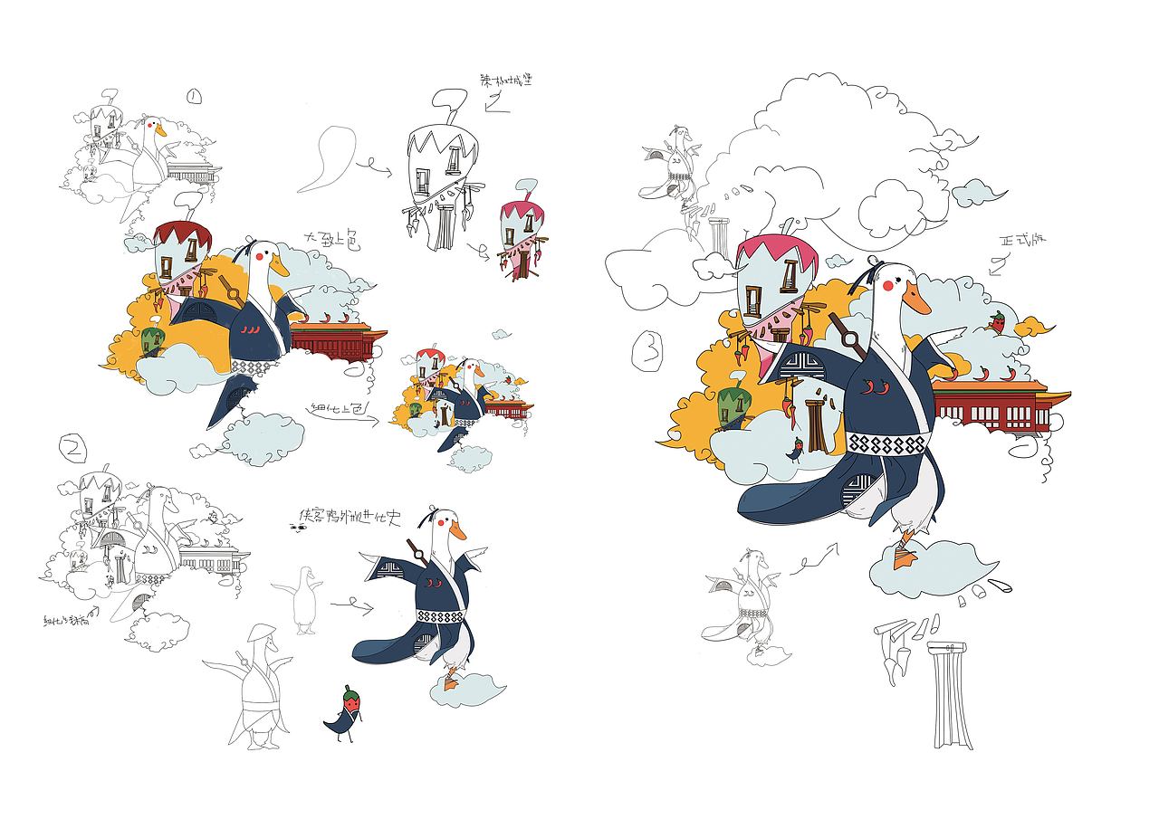 酱板鸭包装设计（图ZMTk5MzM3MzQ0） - 生活用品 - 站酷设计师时雨_save原创素材 - 站酷ZCOOL