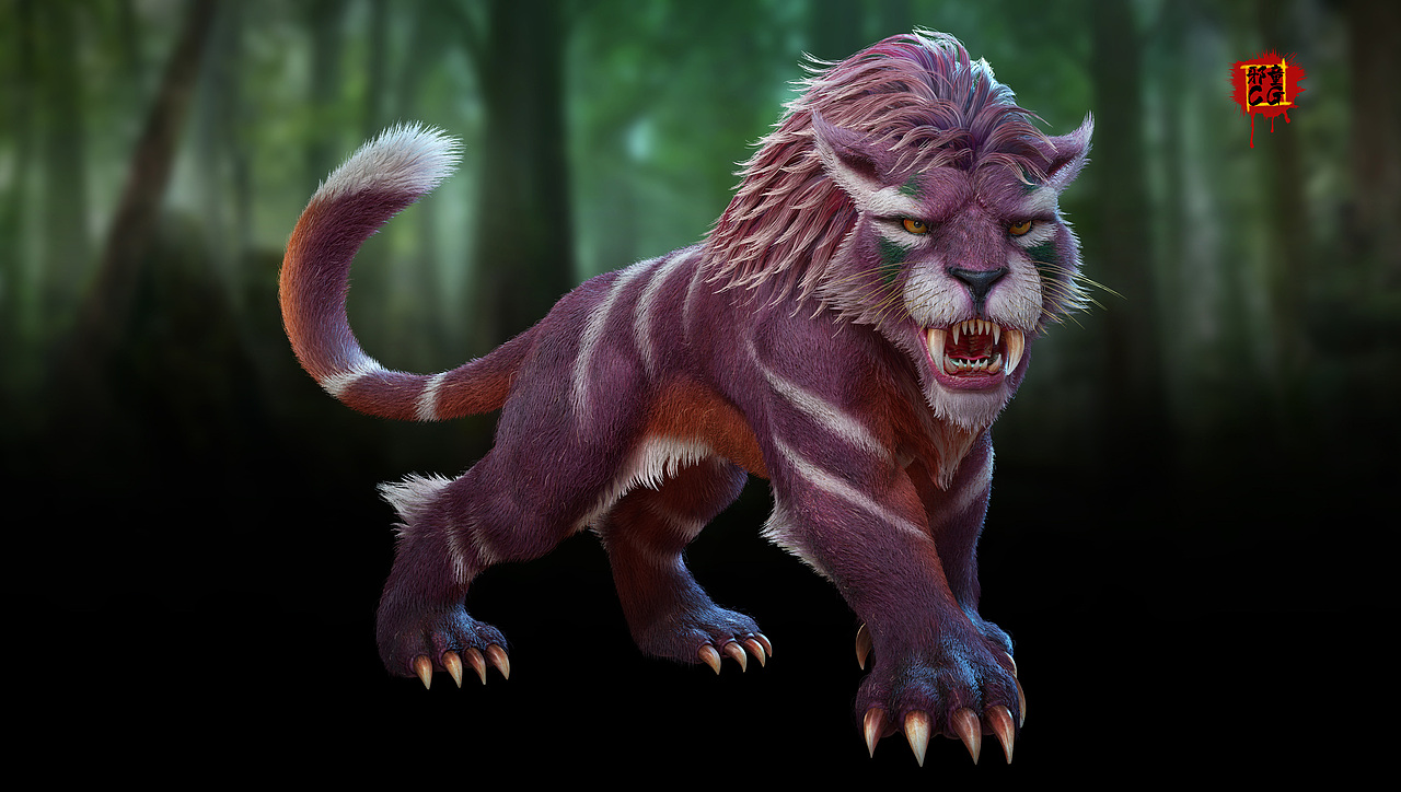 《部落女战士》角色案例（图ZMjA2NzY2MzQ4） - 人物/生物 - 站酷设计师邪童君原创素材 - 站酷ZCOOL