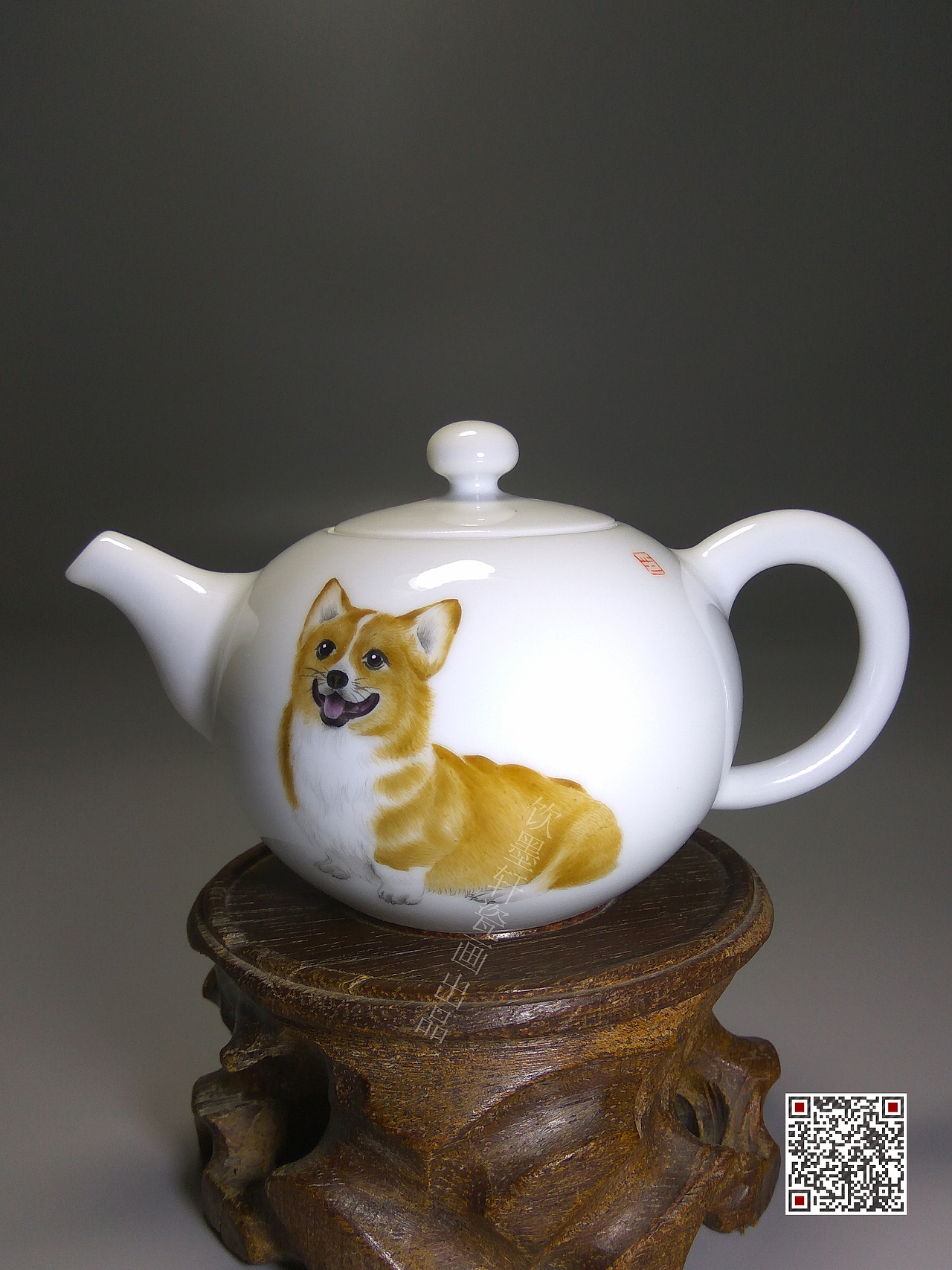 已售，接受定制（图ZMTEwMDE5MDE2） - 工艺品设计 - 站酷设计师饮墨轩瓷画工作室原创素材 - 站酷ZCOOL