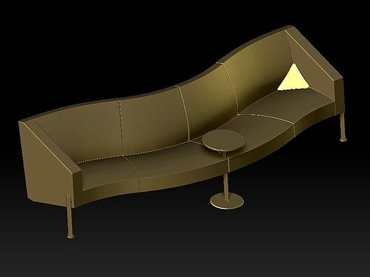 家具沙发设计画3D图，欢迎定稿