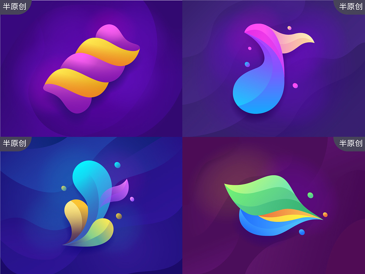 【渐变图形】-百图记近两周练习作品05