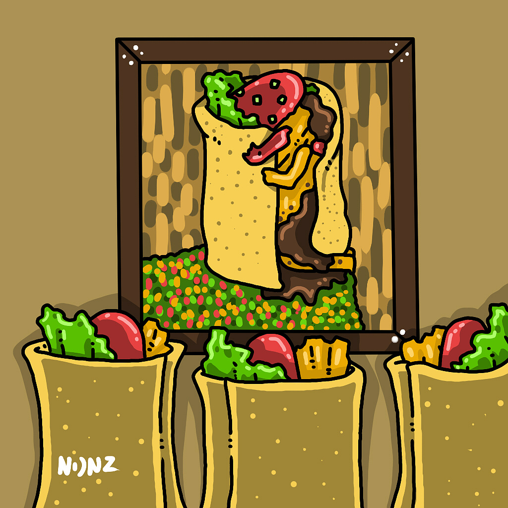 2018食物也脑洞之世界名画