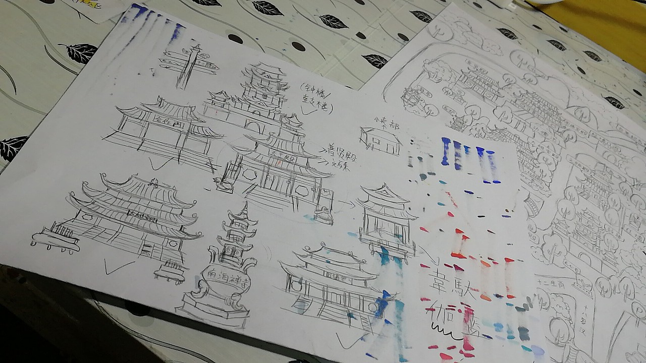 南海禅寺系列插画